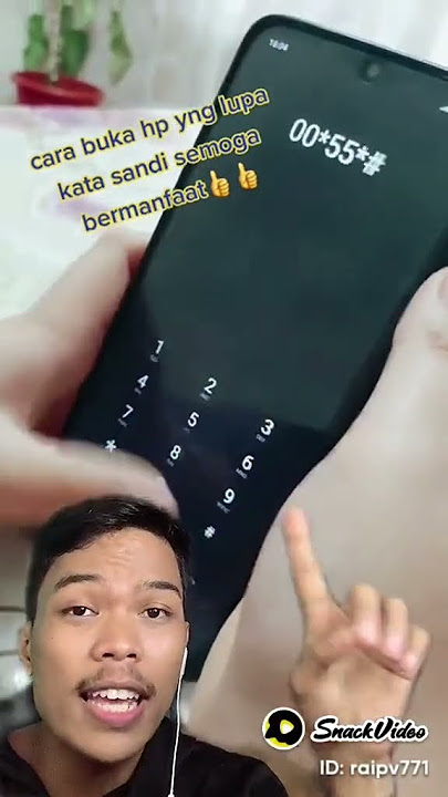 cara membuka hp yang lupa kata sandi