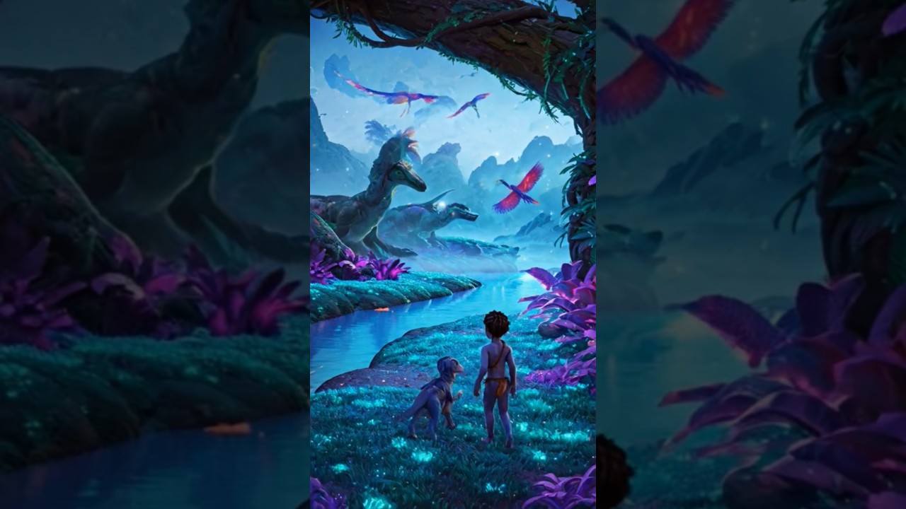 Avatar Style Jungle Adventure | Baby Dino & Tarzan 