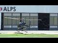 Eurocopter H125 Ecureuil AS350B3 F-HYOT Heli Alps takeoff Sion airport Valais Switzerland 02.07.2021