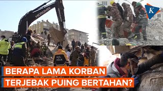 Kata Ahli soal Lama Korban Terjebak Puing Akibat Gempa Dapat Bertahan Hidup
