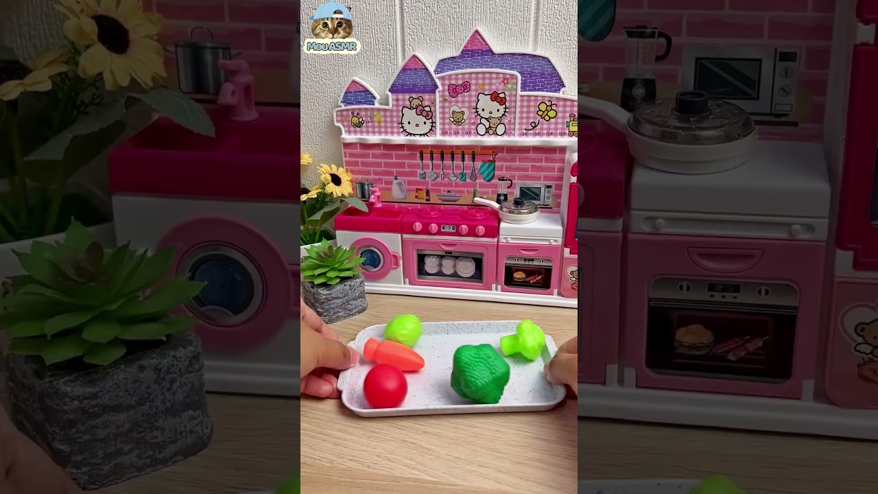 Satisfying With Unboxing & Review Miniature Kitchen Set | ASMR Video no music 