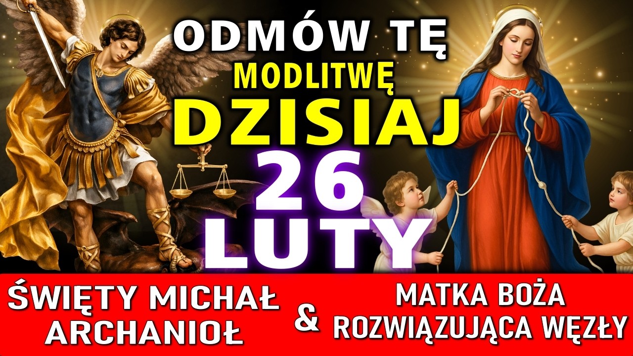 Maryja Rozwiązująca Węzły & Święty Michał – ABY ODBLOKOWAĆ KAŻDĄ SYTUACJĘ NATYCHMIAST!