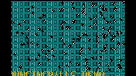 Atari ST Demo / Intro [070] Bouncing Balls Demo by The Starfires
