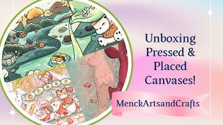 Unboxing THE CUTEST New Diamond Paintings! Drills Placed and Everything!