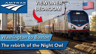 Washington D.C. to Boston with Amtrak NEW sleeper service on the Northeast Regional