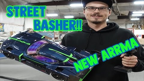 New Arrma Vendetta BLX Street Bash 1/10 RC Car Unboxing And Test Drive