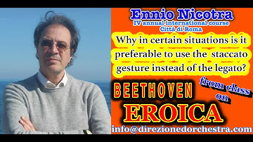 Orchestral conducting masterclass with Ennio Nicotra. Excerpt from class on Beethoven 3 Eroica
