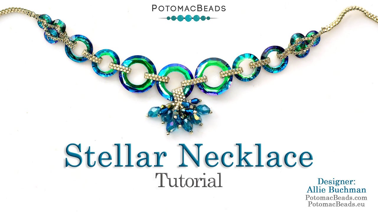 Stellar Necklace - DIY Jewelry Making Tutorial by PotomacBeads
