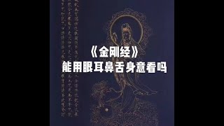 201409 《金刚经》能用眼耳鼻舌身意看吗20965