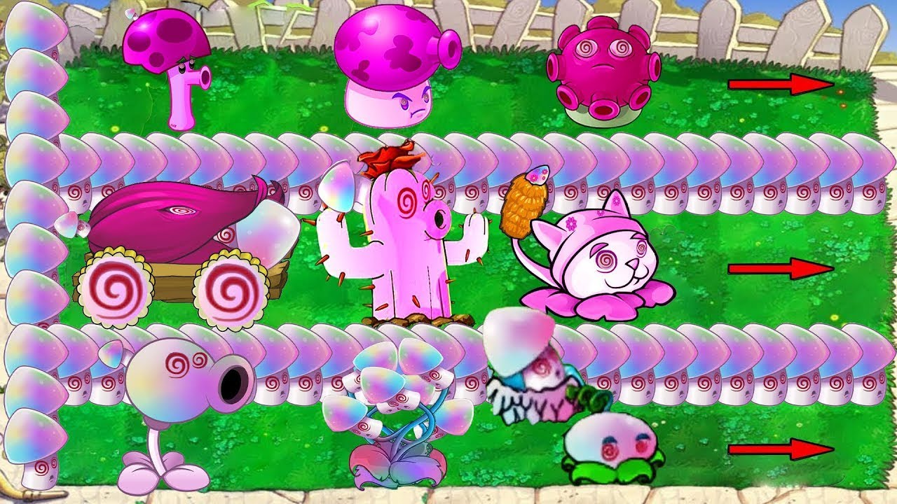 Hypno Peashooter X All Hypno Plants Vs Giga Zomboss vs Gargantuar ...