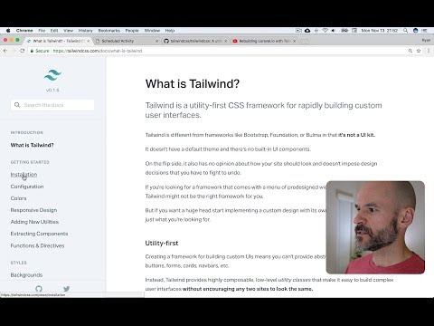 Tailwind CSS Install for Current Laravel Project - Attendance Application - 11
