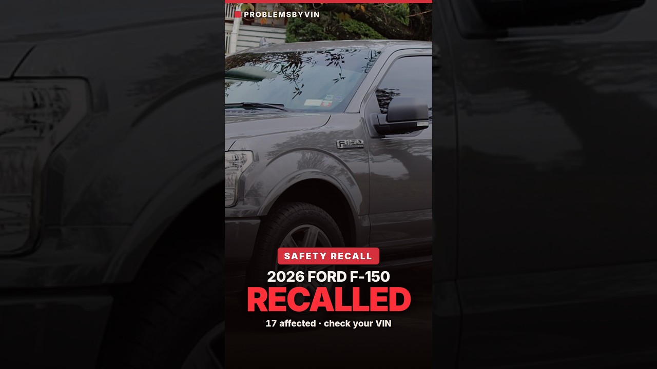 2026 Ford F-150 recall — video thumbnail