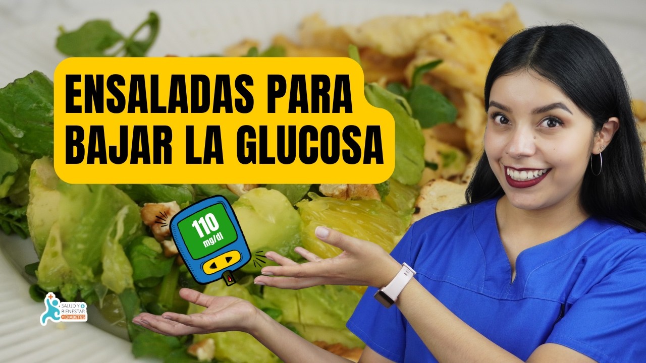5 ENSALADAS ideales para personas con DIABETES