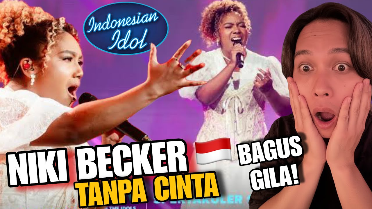 NIKI BECKER - TANPA CINTA (YOVIE & NUNO) | SPEKTA 1 – Indonesian Idol 2026 | REACTION