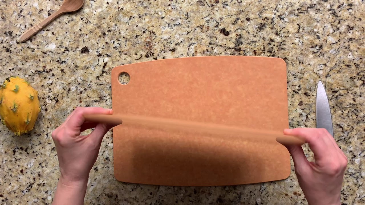 Eco-Friendly cutting board and dragon fruit