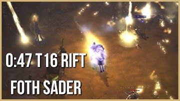 0:47 T16 Rift With FOTH Crusader Diablo 3 Season 27
