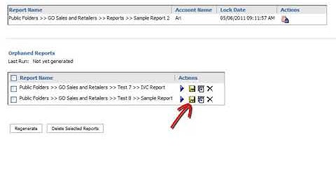 Integrated Control Suite - Report Maintenance  - Admin