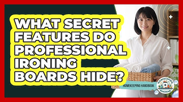 What Secret Features Do Professional Ironing Boards Hide? - Homekeeping Handbook