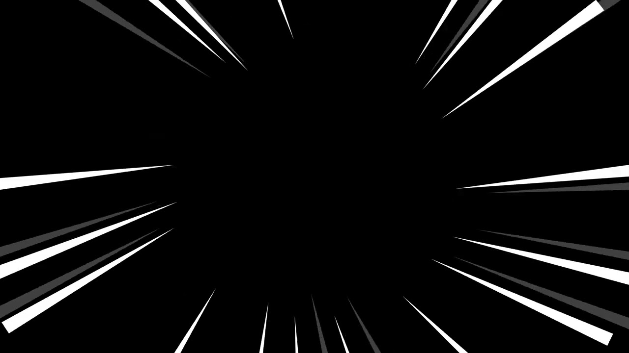 Anime White Speed Lines Black Background 4K (No Loops) | 1 Hour Silent Wallpaper Screensaver Overlay