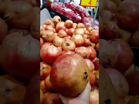 FRESH AND BIG POMEGRANATE #fruit #pomegranate #trending