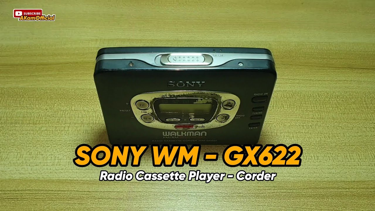 Review Walkman Sony WM - GX622 Radio Cassette - Corder - YouTube