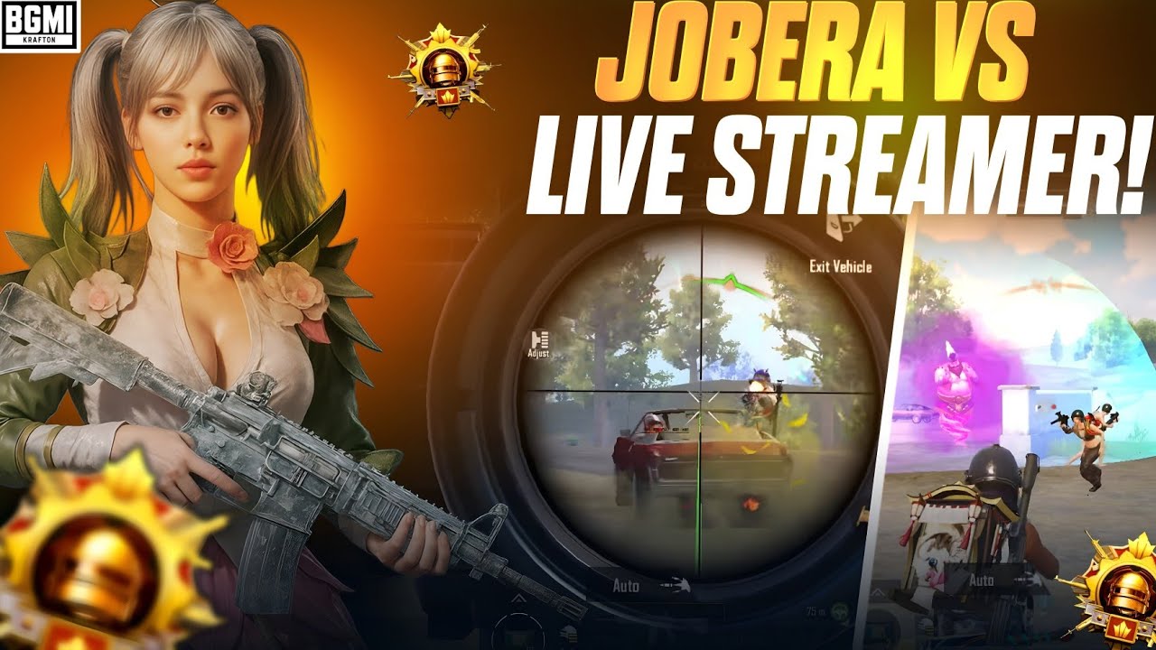 Jobera Vs Live streamer🥵 | bgmi clutches | instance fight conqueror Lobby | #bgmi #clutches #pubg 