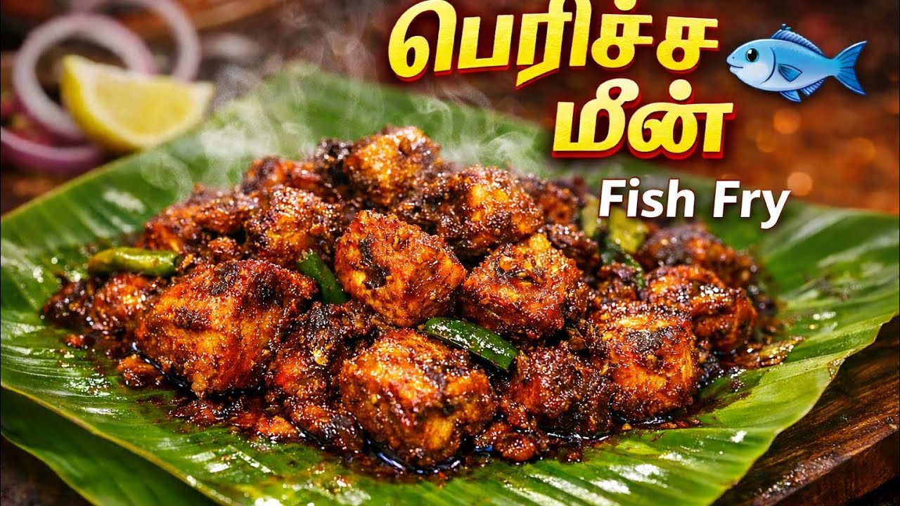 Poricha meen🐟❤️ in tamil | Fish fry in tamil | #poorichameen #meenvaruval #crispyfishfryrecipe 