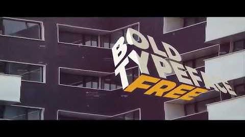 Edge Typo Parallax Presentation  After Effects Templates