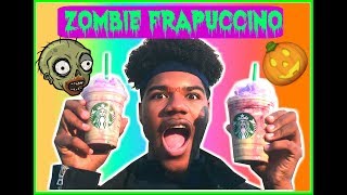 STARBUCKS ZOMBIE FRAP TASTE TEST + REVIEW! // BEINGSHAHAD