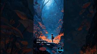 In The Silent Forest, A Lost Child Walks Alone. Yet Their Heart Still Shines With Hope.