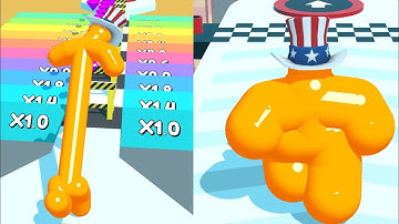 Tall Man Run 3D Max levels (iOS, Android) Walkthrough Gameplay