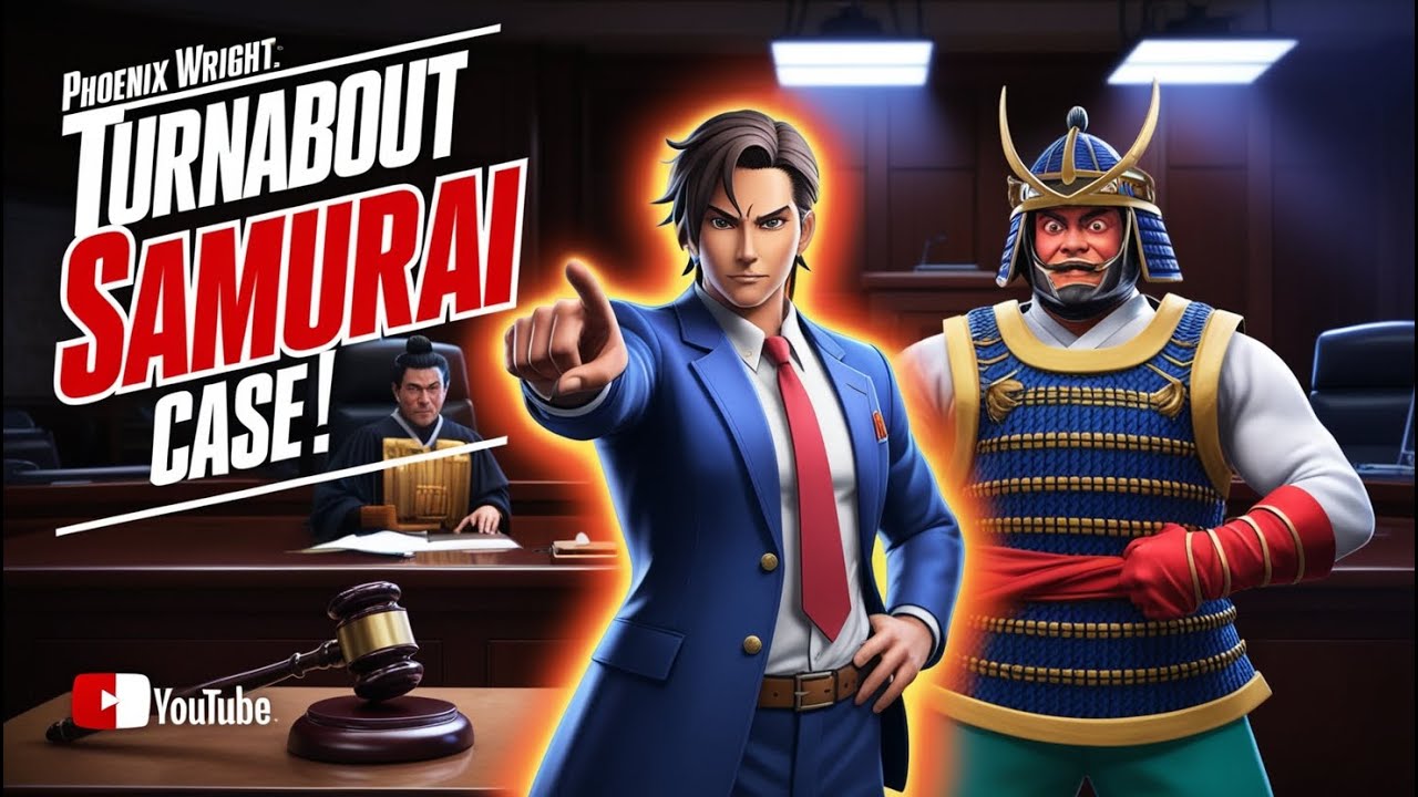 Phoenix Wright Ace Attorney The Turnabout Samurai Case Begins! ⚔️