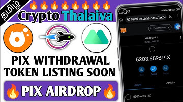 120$ Pix token withdrawal | Pix token unlimited trick in Tamil | Free crypto loot |  withdraw pix CT