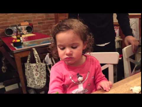 Kid's Hilarious Reaction To Eating Olive