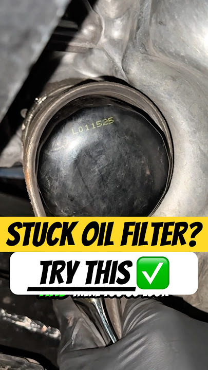 🤫 The Secret Hack for Stuck Oil Filters #mechanic