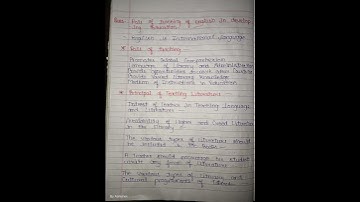 Role and principal of teaching English #shortgyan