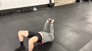 Glute Bridge Kettlebell Pull Over