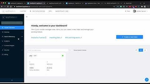 Index Settings: Set shards and replicas
