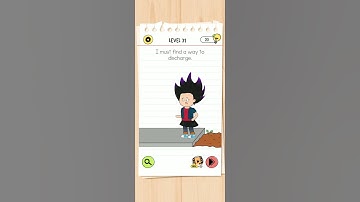 Brain test 4 level 31. I must find a way to discharge. #walkthrough #gameplay #shorts