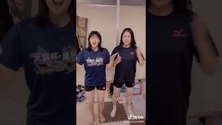 バレー部女子　かわいいぷるぷる　tiktok