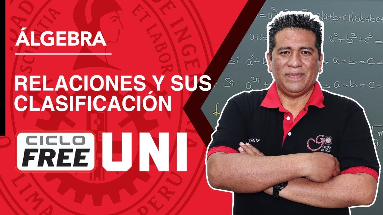 ÁLGEBRA - Relaciones y su Clasificación [CICLO FREE]