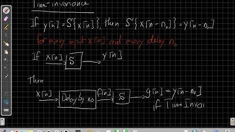 DT System Properties:  Time Invariance
