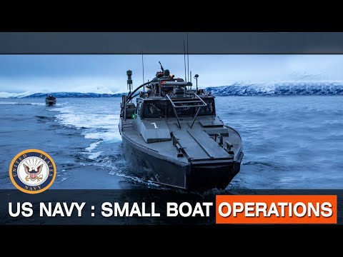 US Navy • Small Boat Operations • Andfjorden Fjord Norway