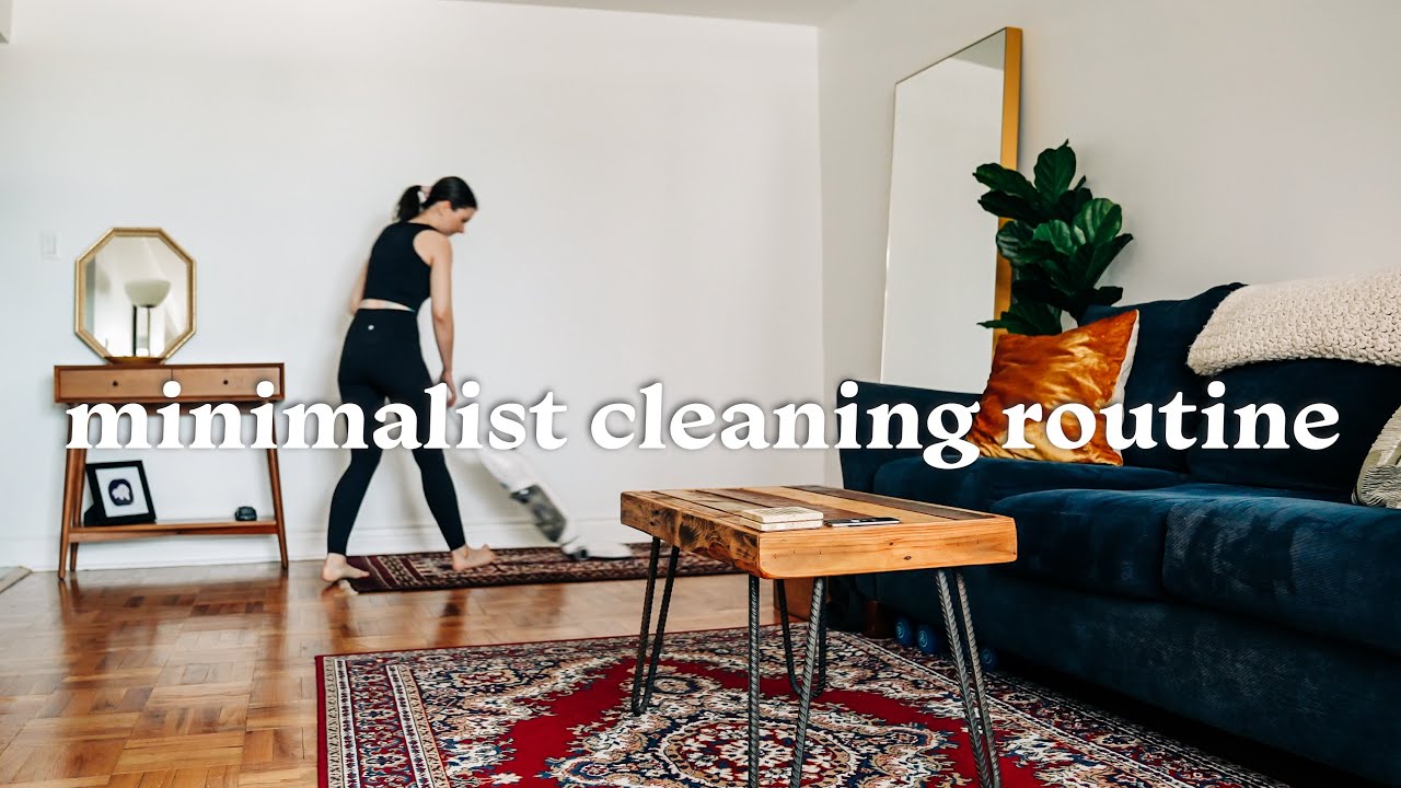 my weekly cleaning & tidying routine | minimalist clean with me ?