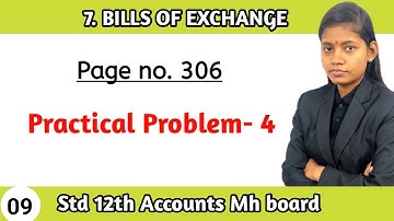 Class 12th bk chapter 7 practical problems 4 | bills of exchange lecture 9