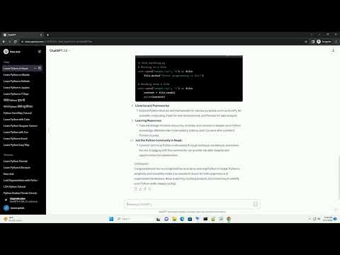 learn python in