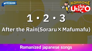1･2･3 – After the Rain(Soraru×Mafumafu) (Romaji Karaoke with guide) Resimi