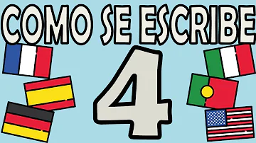 ¿Cómo se escribe 4 en palabras?