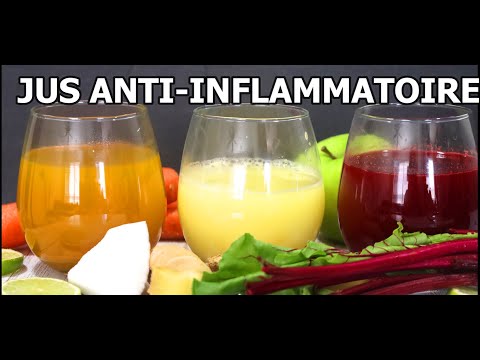 3 Anti -Inflammatory drinks at home || 3 Jus Anti-Inflammatoires