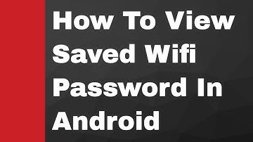 How To See WiFi Password On Android Phone WITHOUT ROOT 2020 No Root